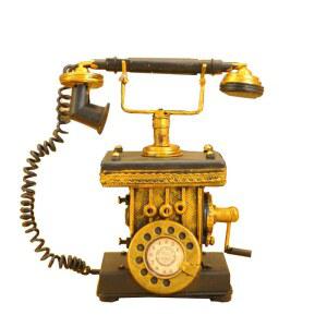 빈티지전화기 클래식 전화기 공중 옛날 카페 패션 화이트 소품 올드 가정용 아날로그