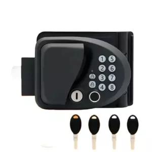 카라반 지문인식 도어락 출입문 비밀번호 리모콘 도난방지 부품 스티커