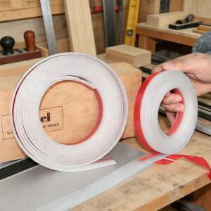 트랙쏘 가이드 레일용 호환 스플린터 교체 호환 스트립 2.5mm 두께 21mm 폭 테이프 레일쏘 악세사리 호환