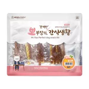 뽀부장 간식생활 치킨쌀스틱 300g 1박스 50개입먹이 강아지 훈련 비스킷