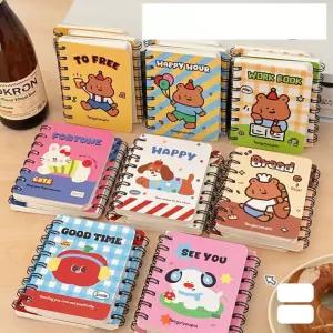캐릭터 지앤지 메모 장 미니 우정선물 수첩 신학기 노트 단어장 스프링 문구 공책