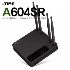 ipTIME(아이피타임) 851EYB85 11ac 유무선 공유기 A604SR BLACK
