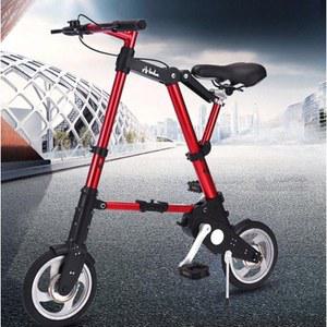 폴딩 접이식자전거 자전거 초경량 24인치 핑크 여성용 A BIKE 솔리드휠