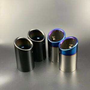 드릴 테일 파이프 팁 없음 BMW 호환 X3 F25 xDrive 28i 2010- 액세서리 스테인레스 스틸 용 머플러 후면 배