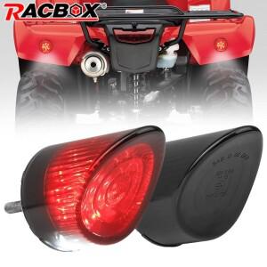 바이크 오토바이 레드 테일 브레이크 정지등 번호판 램프 카페 레이서 다지기 바버 ATV UTV용 주행등