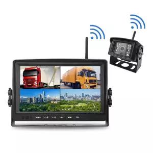 4채널 무선 후방 고화질 7인치 버스 트럭 카메라 모니터+4카메라 대형 주차