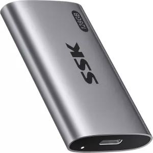SSK 128GB SSD 외장 하드 드라이브 휴대용 최대 550MB/s 고속 솔리드 스테이트 USB 3.2 2세대 15/Pro
