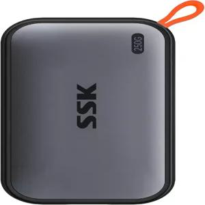 SSK 외장 SSD 250GB USB C 솔리드 스테이트 드라이브 최대 1050MB/s 15/Pro Windows Mac Android 휴대폰 및