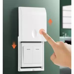 안전커버 벽 콘센트 박스 슬라이딩 덮개 가리개 티비