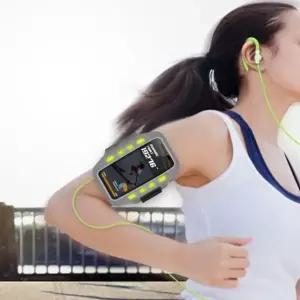 LED 발광 스마트폰 안전 암밴드 라이딩 러닝