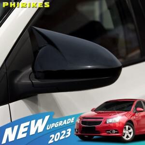 chevrolet 호환 Cruze 2008  용 미러 커버 액세서리 밝은 검정색 BAT 케이스 자동차 실드 외부 부품