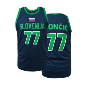 2025 새로운 농구 유니폼 No.77 DONCIC 저지 봉제 자수 야외 스포츠 고품질 조끼 통기성 탱크 탑