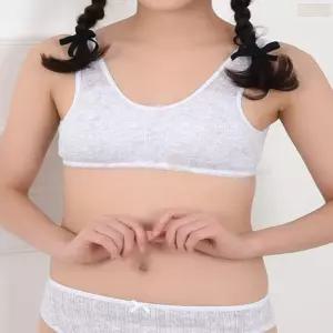 75A 80a 85a 흰색 회색 여중생 스포츠 브라 여학생 브래지어 브래이저