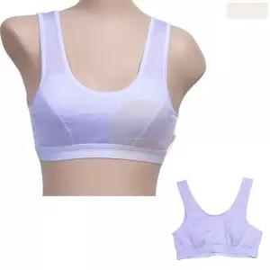 주니어 여자 인견 스포츠 브라 1단계 75A 80A 85A 여고생 언더웨어