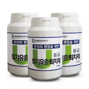 모기 장구벌레 유충 퇴치제 100g(10gX10개)X3개기획 U등급 과립 살충제 디플루벤주론