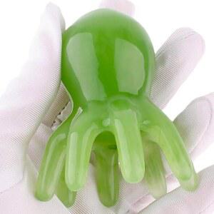 킨텍스굿 라지 사이즈 옥토퍼스 헤드 마사지기 두피 스크래처 딥 마사지 도구, 8개의 촉수 지압 구아샤 수동 바디 도구