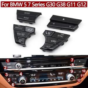 대시보드 에어컨 컨트롤 Ac 푸시 버튼 수리 키트, BMW 5 7 시리즈 G30 G38 G11 G12 용