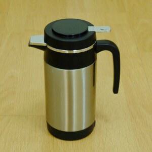 차량용 전기 온열포트 12V 1L 스테인리스 보온 주전자 캠핑용