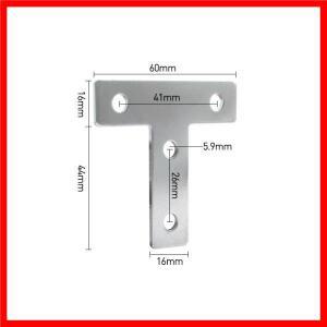 5/10PCS 강철 연결 플레이트 20/30/40/4080/4590L T 자형 고정 부품 산업용 알루미늄 프로파일 액세서리