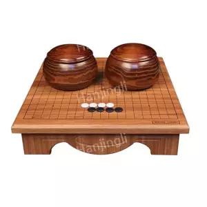 바둑판 오목 나무 고급 세트 테이블 보드게임 기원 바둑 장기판 1개 원목