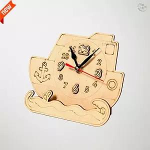 운송수단 모양 시계 만들기 DIY 키트 10개입 아동 미술 교구 교육 완구 꾸미기 시계