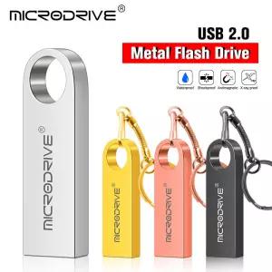 고속 메모리 플래시 드라이브 4GB 8GB 32GB pendrive 128GB 64GB 방수 펜 usb 2.0 금속 스틱 키 사용자