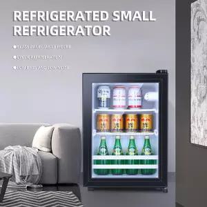 음료를 위한 냉각 및 냉동 기능을 갖춘 소형 와인 냉장고 캐비닛