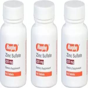 Rugby Zinc Sulfate 220mg 정제 100 (3팩)