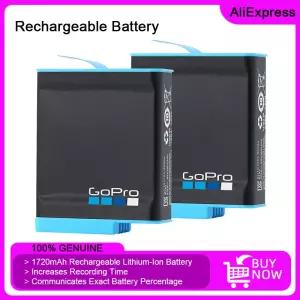 GoPro9 정품 배터리 1720mAh 충전식 (고프로 HERO12 HERO11 HERO10 HERO9 블랙 액션 카메라용)