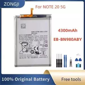 새 배터리 EB-BN980ABY 갤럭시 노트 20 N980 N980F SM-N980F/DS + 무료 도구 용 4300mAh 교체
