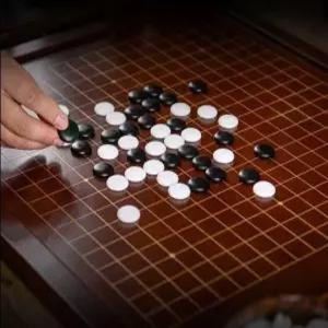 프리미엄 서랍형 체스판 바둑판 블록 중국 어르신 선물 세트 바둑알 원목 바둑