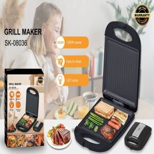 1200W 전기 와플 메이커 샌드위치 비 스틱 멀티 주방  아침 식사