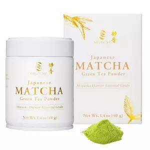 시즈네 말차 시즈오카 수확 필수 등급 ？ 정통 일본 녹차 가루 40g (1.4온스) 주석