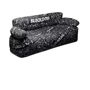 캠핑 공기주입소파 아웃도어 빈백 에어쇼파 에어 싱글형 자충 쿠션의자 캠핑의자 침대