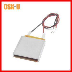 12V 온도 조절 PTC 발열체, 30x30x6mm, 230/140/80/60 섭씨 알루미늄 커버, 전기 히터 요소, 2 개