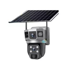 태양광 유심 실외 4G LTE 태양열 CCTV 옥외 4MP 렌즈 무선 시골