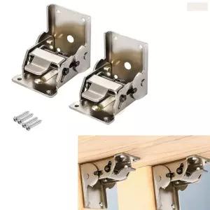 90도 접는 상 다리 철물 경첩 브라켓 2p 접이식 브라킷 부속 부자재