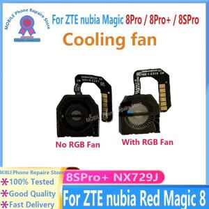 ZTE Nubia Red Magic 8 Pro + XN729J 냉각 시스템 내부 팬 라디에이터 방열판 플렉스 케이블 원래 교체