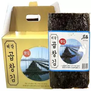 [미각] 햇 곱창김 선물세트 100장 420g
