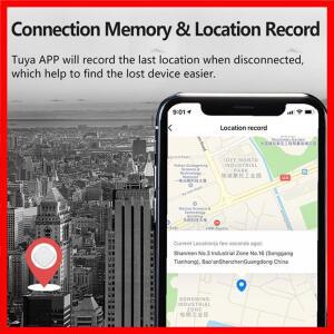 Tuya 스마트 태그 미니 GPS 트래커 키 가방 어린이 애완 동물 찾기 위치 기록 무선 블루투스 분실 방지 경