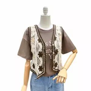 [하프클럽/에잇컨셉]플라비 뜨개 조끼 C26C4FVE005