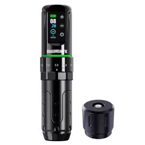 드래곤호크 L3 무선/코드 타투 건 로터리 펜 머신 강력한 맥코어-L 모터 스마트 디스플레이 2 000mAh