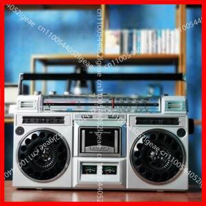 레트로 카세트 플레이어 테이프 라디오 트랜스크립션 수신기 블루투스 스피커 TF 카드 FM Caixa De Som Blu