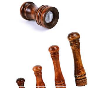 [2개구성] 요리사 쉐프용 나무 소금통 15.5cm 8호 목 캠핑 소금 캠핑용 가루 테이블 후추통 KWAC4FEB