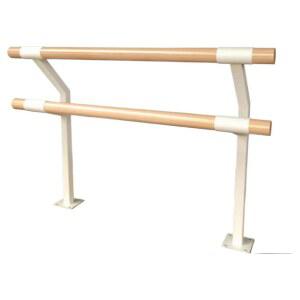 바닥 고정형 발레바 무용 평균대 5m 2단 블랙 발레