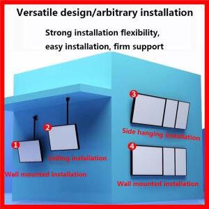 초슬림 LED 플로팅 라이트 박스, 레스토랑/매장용 자석 천장 매달림 메뉴 보드