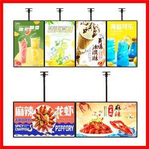 슬림 스냅 프레임 LED 라이트 박스 조명 포스터 디스플레이 레스토랑 카페 상점을 위한 메뉴 보드 벽걸이형