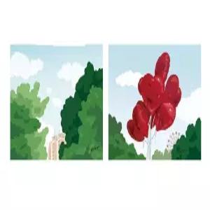 온지니아 풍경 2종 엽서 postcard 미니포스터 풍경포스터 사진엽서