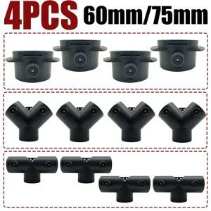 4X 60mm 75mm 90mm 밸브 플랩 조절식 자동차 에어 디젤 히터 벤트 덕트 분기 분배기 배기 파이프 아웃렛 조이너 커넥터