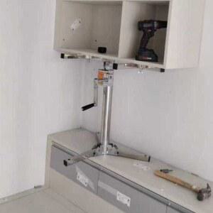 휴대용 공조 리프트 작업대 실외기 시공 설치 에어컨 고소 천장